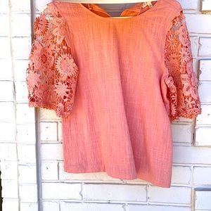 Coral Blouse